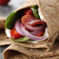Bacon Berry Flatbread Wrap