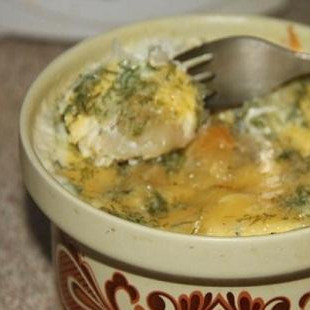 Пельмени в горшочке