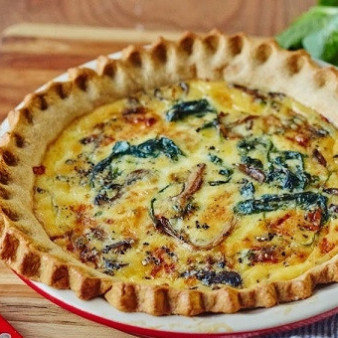 Пирог Киш из песочного теста