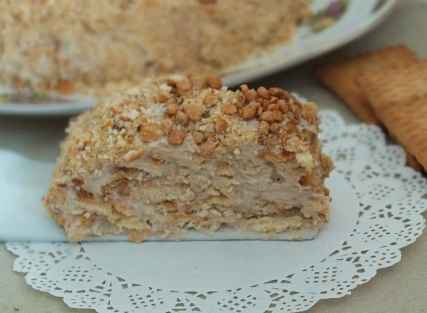 1. Этап. Торт из печенья с бананом: Торт готов. Приятного чаепития!