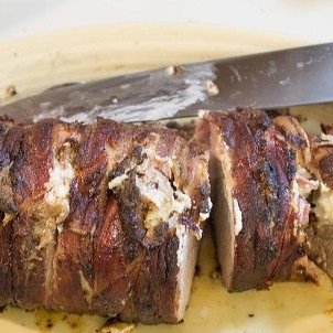 Рулет с плавленым сыром