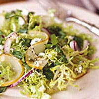 Pickled Asian Pear Salad with Creamy Lemon Dressing