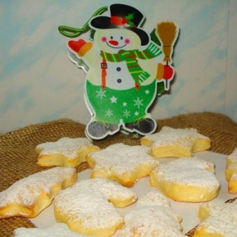 Рождественское печенье из творога