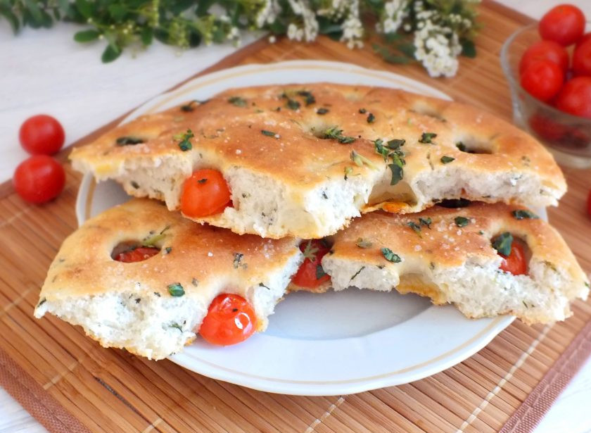 1. Этап. Фокачча в хлебопечке: Приятного аппетита!