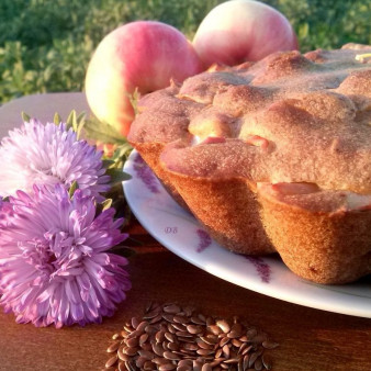 Вегетарианская шарлотка без яиц