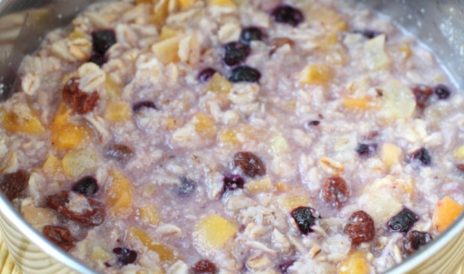 1. Этап. Каша на воде с сухофруктами: Готово!