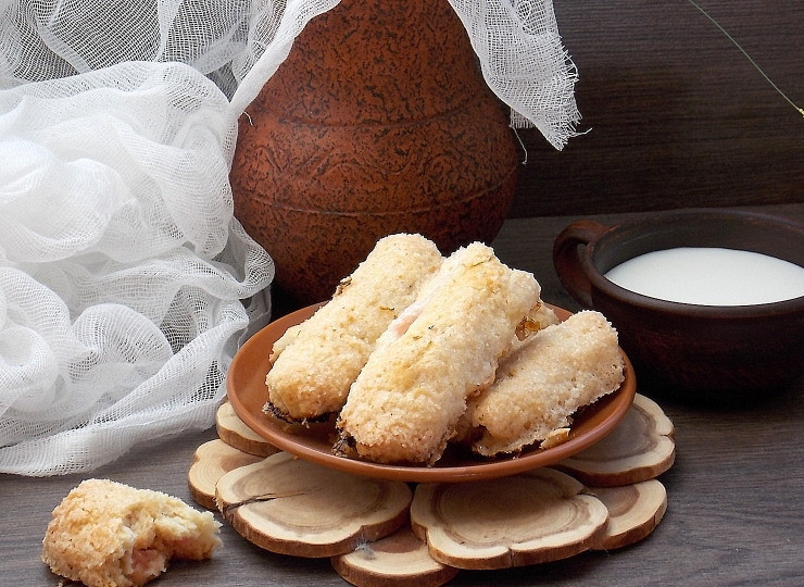 1. Этап. Сахарное печенье с ревенем: Выньте, полностью остудите и подавайте. Приятного аппетита!