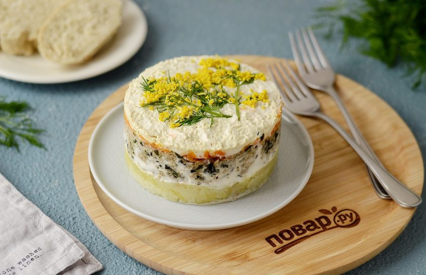 1. Этап. Вегетарианская Мимоза: Вегетарианская 