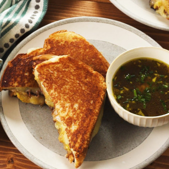 French Dip Grilled Cheese