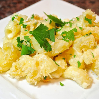 Запеканка из макарон с сыром