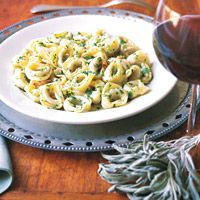 Tortellini with Garlic Sage Butter Sauce