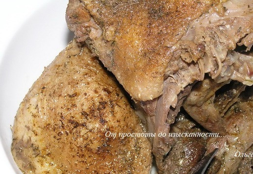 1. Этап. Рождественская индоутка с рисом и овощами: Выньте на время индоутку из мультиварки.