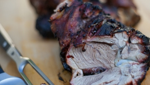 1. Этап. Плечо ягненка на гриле: 9. Плечо ягненка на гриле готово! Приятного аппетита!