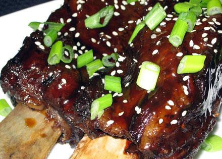 1. Этап. Тушеные ребрышки с соусом Терияки: Блюдо готово.