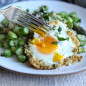 Asparagus Quinoa with Fried Egg