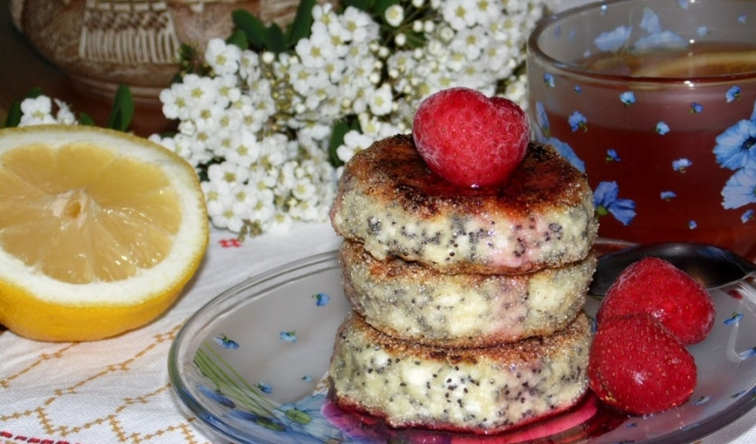 1. Этап. Маковые сырники: 5. Готово!