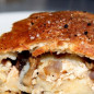 Штрудель с курицей и грибами