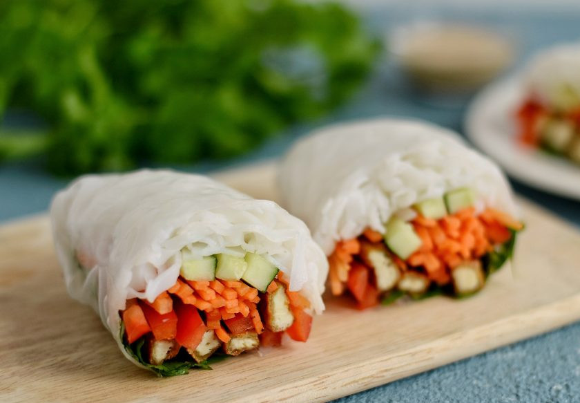 1. Этап. Тайские роллы: Тайские роллы готовы, приятного аппетита!