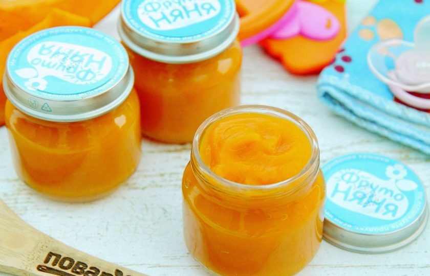 1. Этап. Пюре из тыквы Фрутоняня: Вкусное и полезное пюре из тыквы 