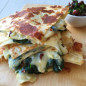 Cheesy Spinach-Artichoke Quesadillas
