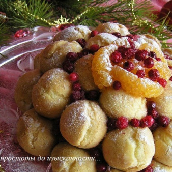 Цукотто с профитролями