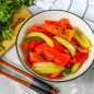 Маринованные перцы быстрого приготовления с маслом