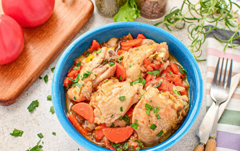 1. Этап. Цыпленок по-охотничьи: Получается очень вкусно!