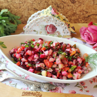 Винегрет с курицей