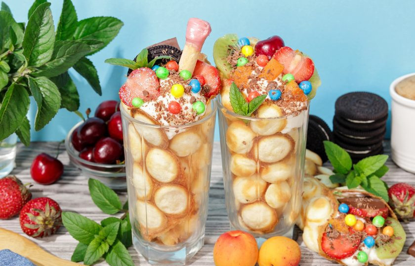 1. Этап. Гонконгские вафли: Гонконгские вафли готовы. Подавайте сразу же. Приятного аппетита!