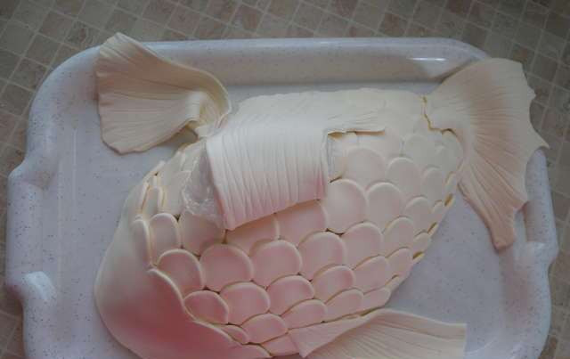 1. Этап. Торт Рыбка: 