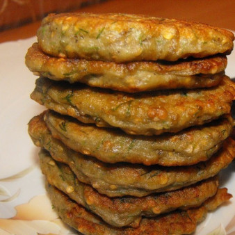 Оладьи из баклажана