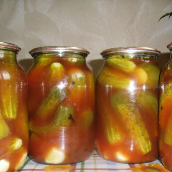 Огурчики в заливке