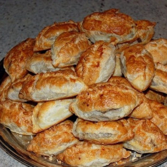 Пирожки с печенью и картошкой