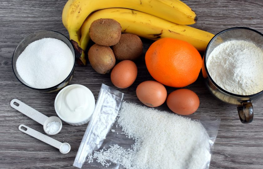 1. Этап. Торт «Экзотик»: Продукты для торта.