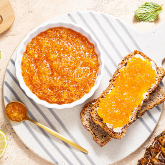 Варенье из ананаса с лаймом и мятой