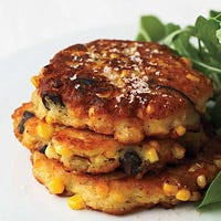 Corn and Shiitake Fritters