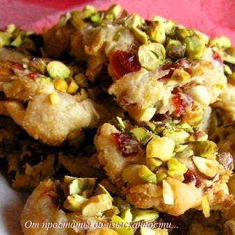 Флорентийское печенье с фисташками