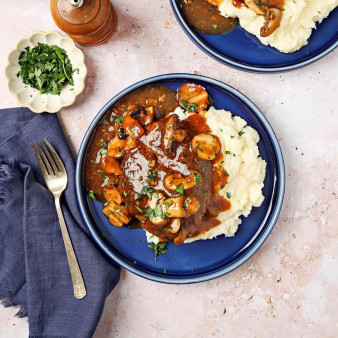 Beef Patties with Gravy