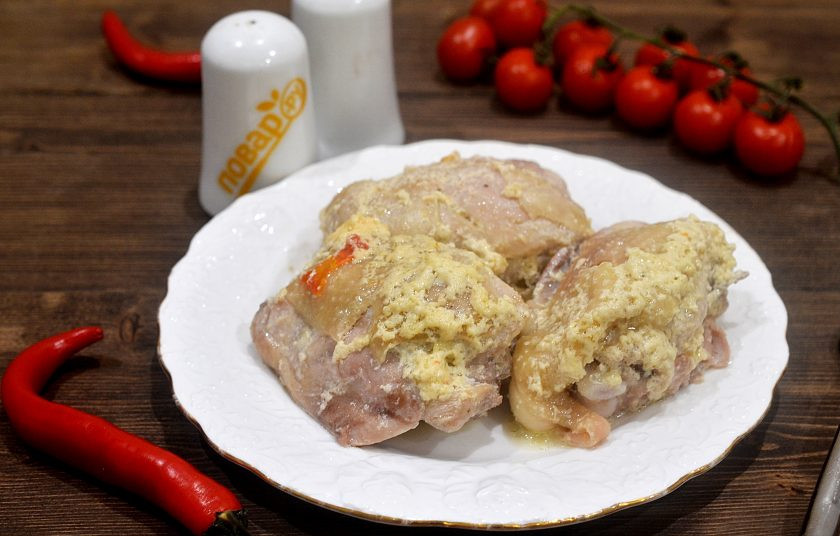 1. Этап. Курица в сливках в мультиварке: 5. Приятного аппетита!