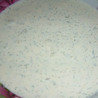 Соус из огурцов и майонеза