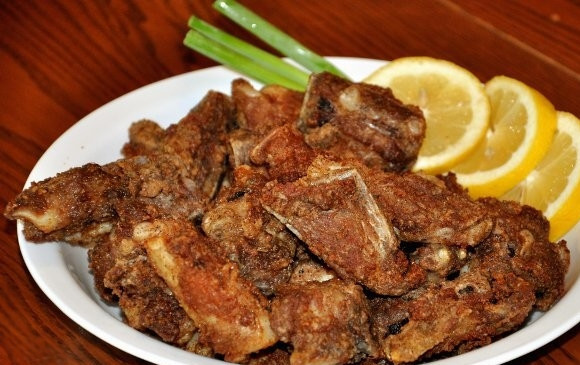 1. Этап. Ребрышки в мультиварке: 4. Вот и все, ребрышки готовы! Вынимаем из мультиварки и подаем к столу! Желаю приятного аппетита!