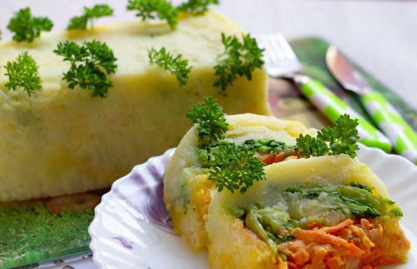 1. Этап. Картофельно-морковная запеканка с брокколи: Приятного аппетита!