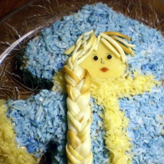 Салат Снегурочка