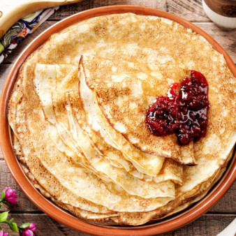 Блины на простокваше