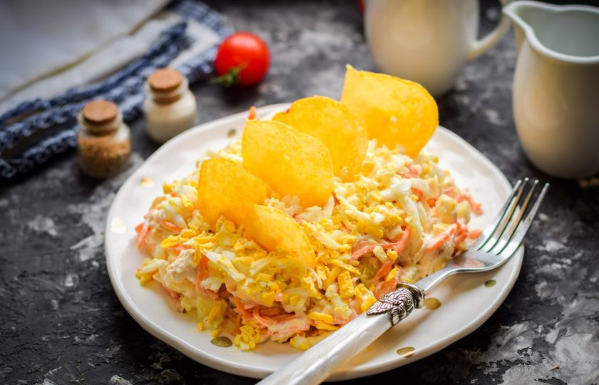 1. Этап. Салат Парус с картошкой: Приятного вам аппетита!