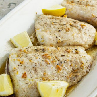 Broiled Flounder with Butter and Lemon