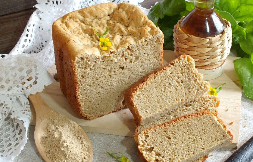 1. Этап. Амарантовый хлеб в хлебопечке: Приятного аппетита!