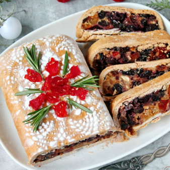 Шотландский новогодний кекс