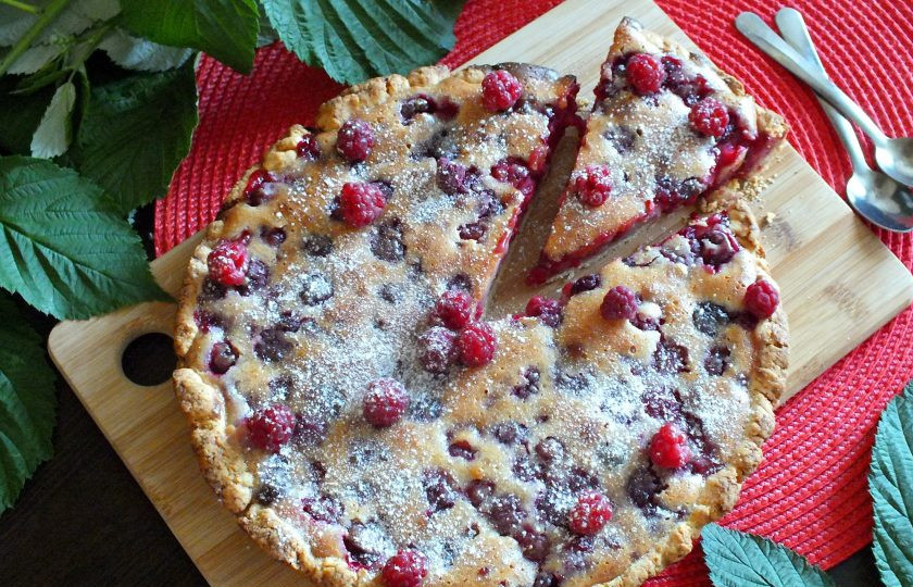 1. Этап. Киш с малиной: Приятного аппетита!