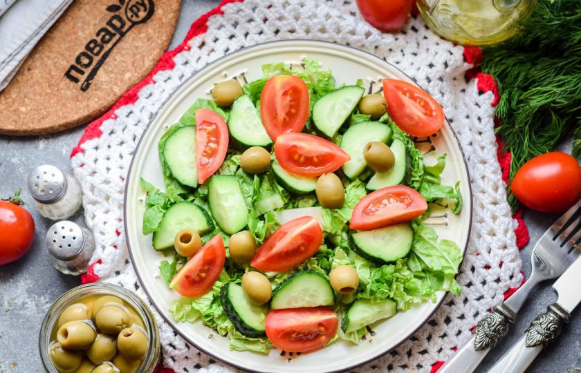 1. Этап. ПП салат из пекинской капусты: Приятного аппетита!